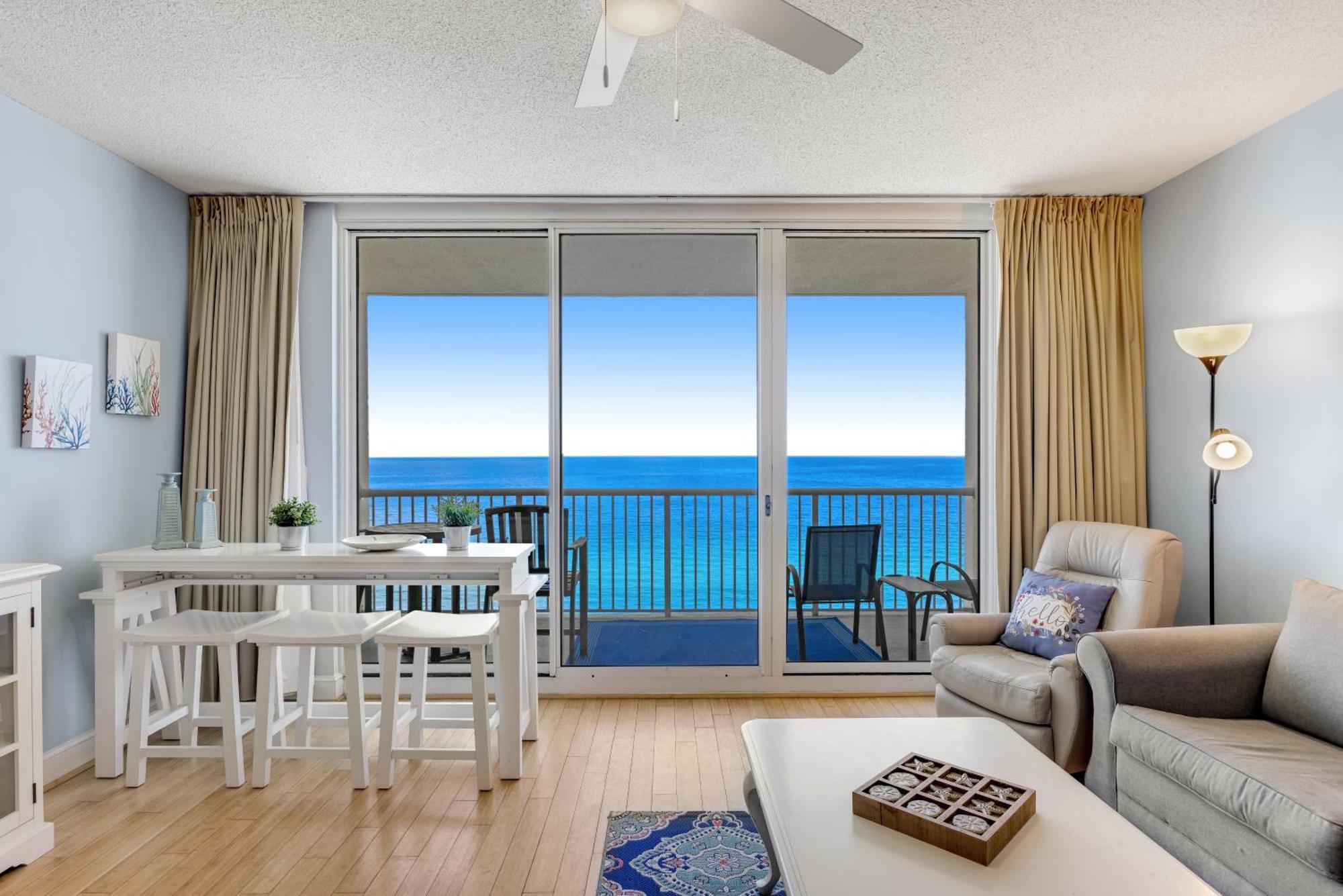 Parking Fee Included-Majestic 1-1606! Gulf Front 1Bedroom, Pool,Hot Tubs,Tennis Panama City Beach Exterior photo
